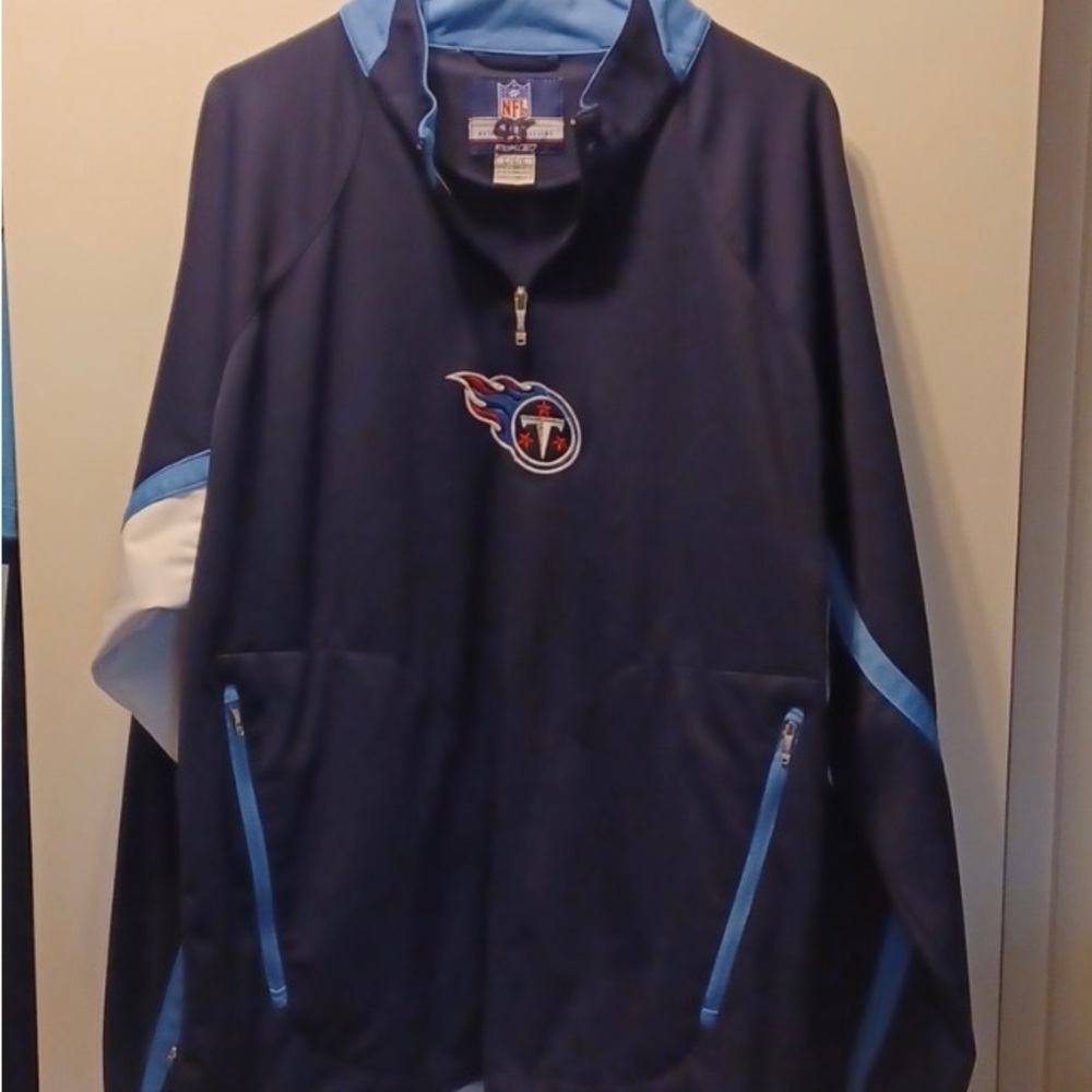 Tennessee Titans Mens Large windbreaker quarter zip jacket